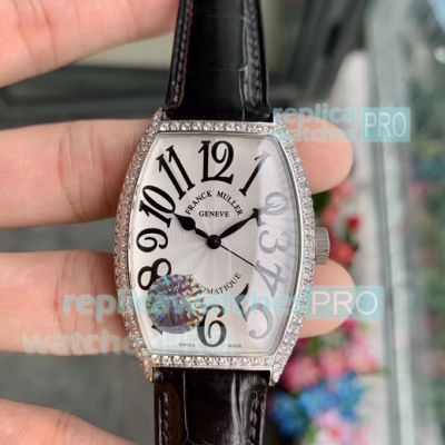 Swiss Clone Franck Muller Color Dreams Unisex Size Watch Diamond Bezel